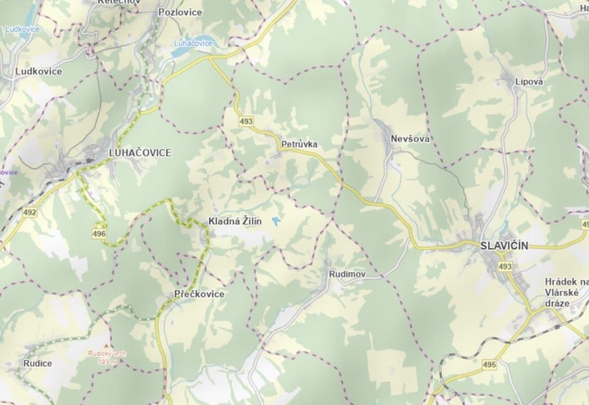 plot for sale, 3,408 m², Luhačovice, Zlínský Region plot for sale, 3,408 m², Luhačovice, Zlínský Region