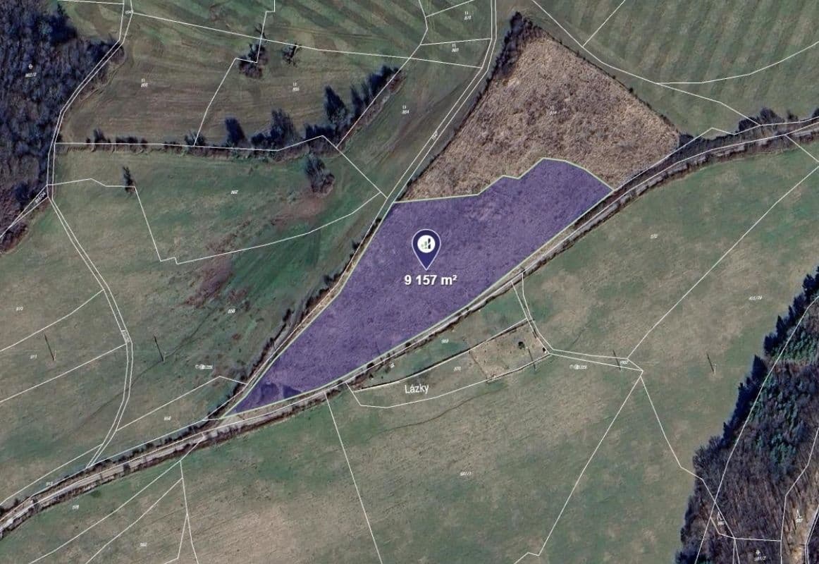 plot for sale, 2,289 m², Luhačovice, Zlínský Region plot for sale, 2,289 m², Luhačovice, Zlínský Region