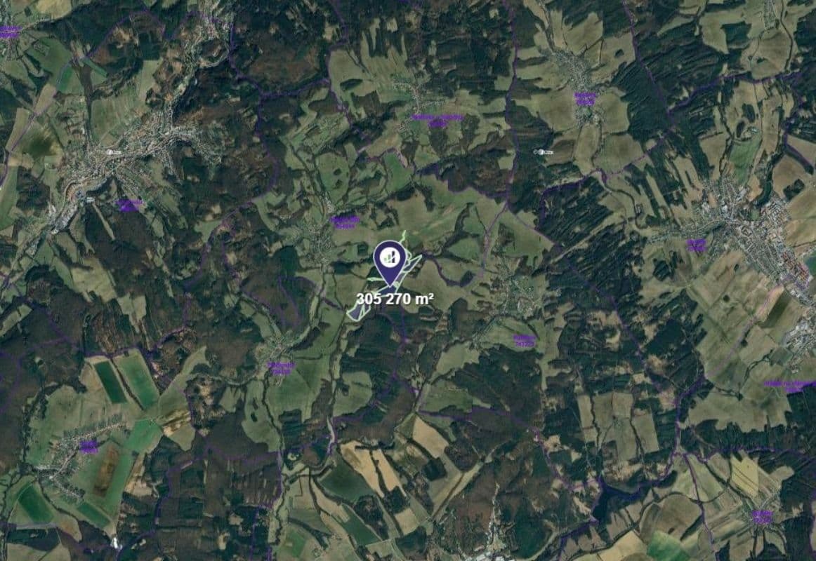 plot for sale, 1,903 m², Luhačovice, Zlínský Region plot for sale, 1,903 m², Luhačovice, Zlínský Region