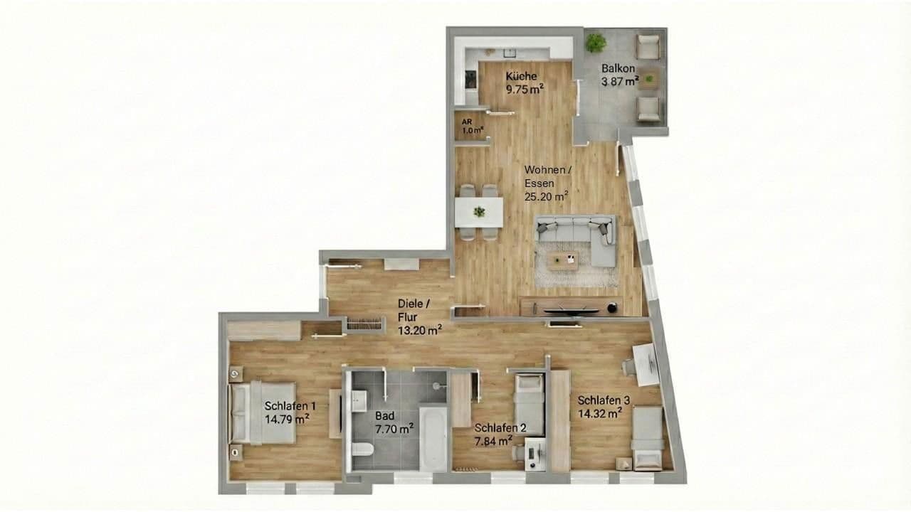 4 bedroom flat for sale, 98 m², Radeberg, Saxony 4 bedroom flat for sale, 98 m², Radeberg, Saxony