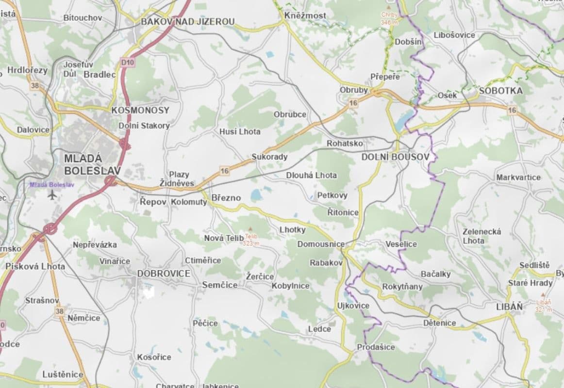 plot for sale, 5,996 m², Petkovy, Středočeský Region plot for sale, 5,996 m², Petkovy, Středočeský Region