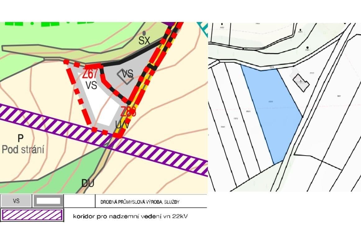plot for sale, 5,293 m², Dačice, Jihočeský Region plot for sale, 5,293 m², Dačice, Jihočeský Region