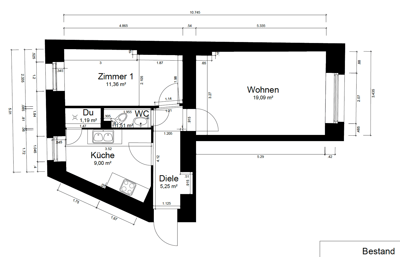 2 bedroom flat to rent, 47 m², Altenbraker Str. 20, Berlin, Berlin 2 bedroom flat to rent, 47 m², Altenbraker Str. 20, Berlin, Berlin