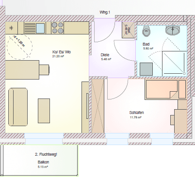 1 bedroom flat to rent, 45 m², Schaffnergasse, Neuenkirchen-Vörden, Lower Saxony 1 bedroom flat to rent, 45 m², Schaffnergasse, Neuenkirchen-Vörden, Lower Saxony
