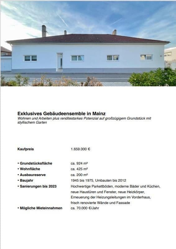 house for sale, 425 m², Mainz, Rhineland-Palatinate house for sale, 425 m², Mainz, Rhineland-Palatinate