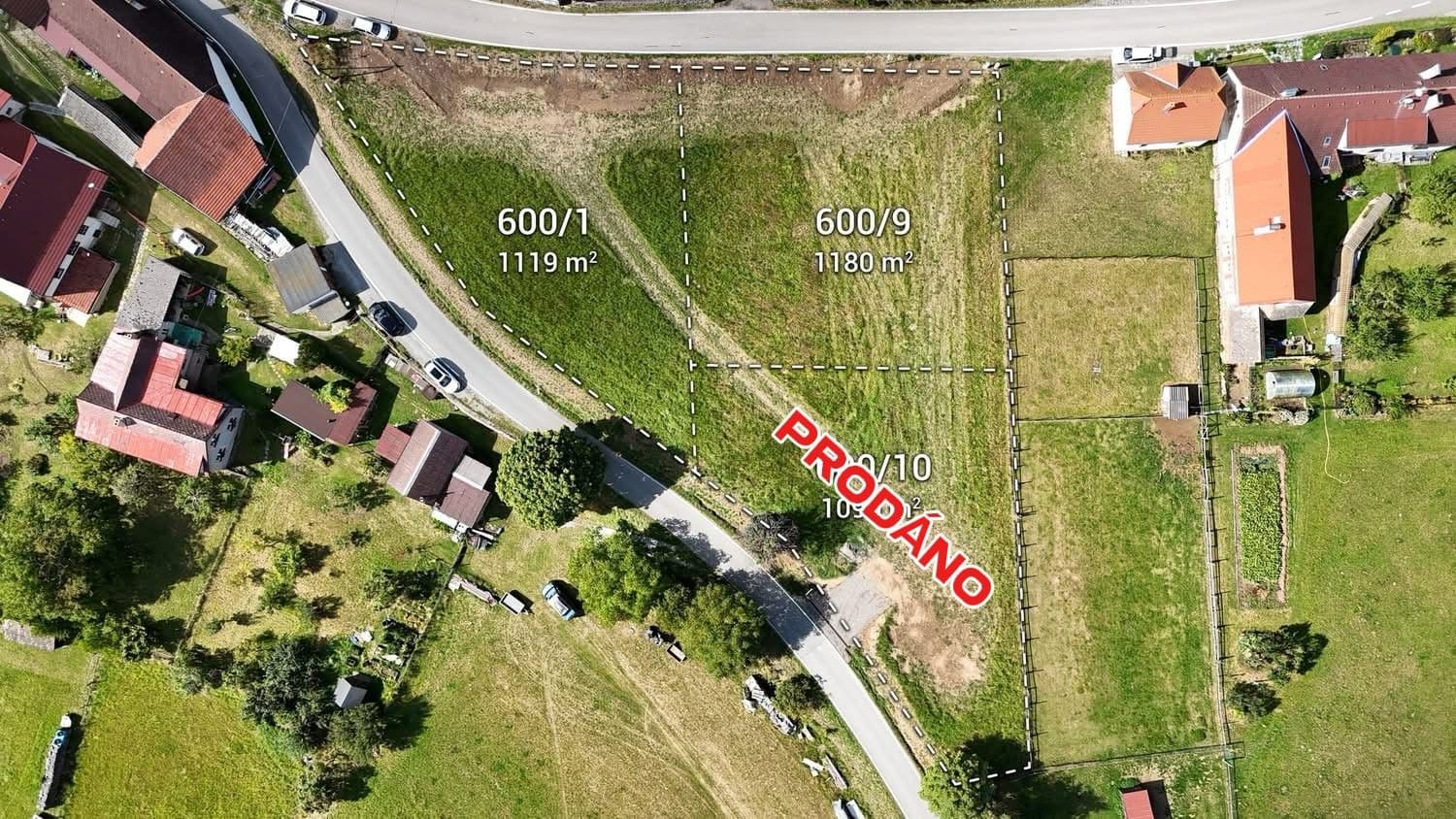 plot for sale, 1,119 m², Čestice, Jihočeský Region plot for sale, 1,119 m², Čestice, Jihočeský Region