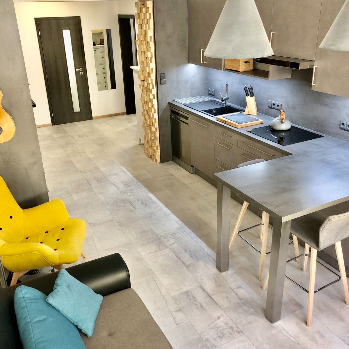 1 bedroom with open-plan kitchen flat to rent, 44 m², Sokolovská, Prague, Prague 1 bedroom with open-plan kitchen flat to rent, 44 m², Sokolovská, Prague, Prague