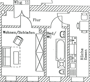 Studio flat for sale, 51 m², Leipzig, Saxony Studio flat for sale, 51 m², Leipzig, Saxony