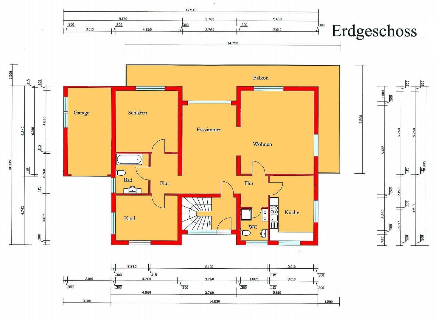 4 bedroom flat to rent, 124 m², Weinbergring 30, Langenselbold, Hesse 4 bedroom flat to rent, 124 m², Weinbergring 30, Langenselbold, Hesse