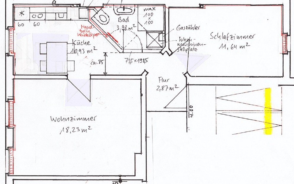 2 bedroom flat to rent, 46 m², Walramstraße 2, Wiesbaden, Hesse 2 bedroom flat to rent, 46 m², Walramstraße 2, Wiesbaden, Hesse
