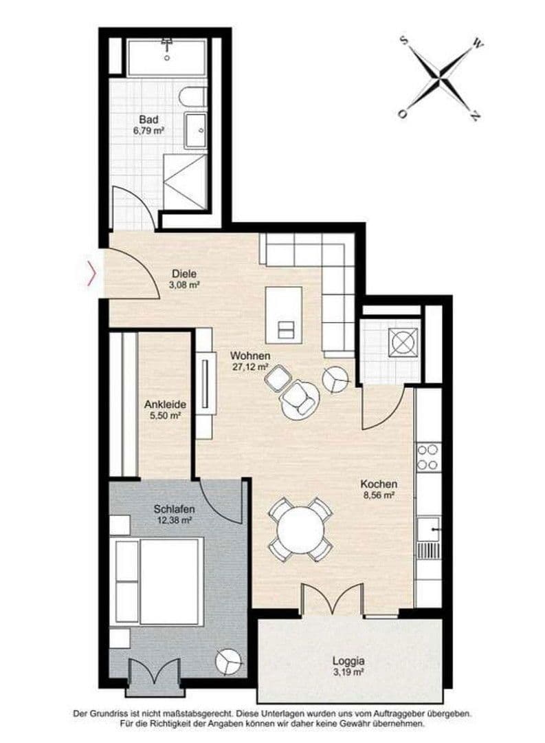 1 bedroom with open-plan kitchen flat for sale, 68 m², Niddastrasse 27, Frankfurt, Hesse 1 bedroom with open-plan kitchen flat for sale, 68 m², Niddastrasse 27, Frankfurt, Hesse