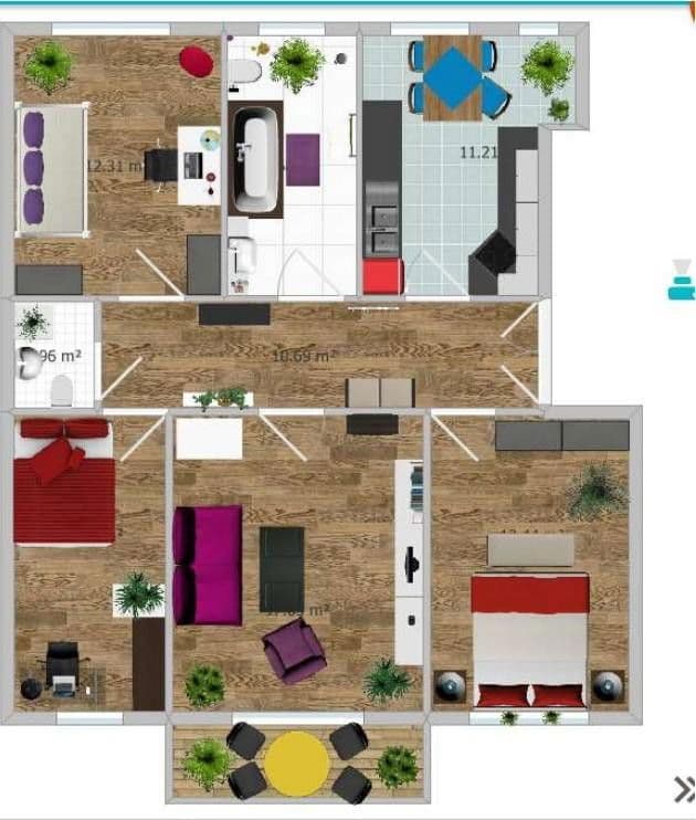 4 bedroom flat to rent, 91 m², Leipziger Strasse 60, Leipzig, Saxony 4 bedroom flat to rent, 91 m², Leipziger Strasse 60, Leipzig, Saxony