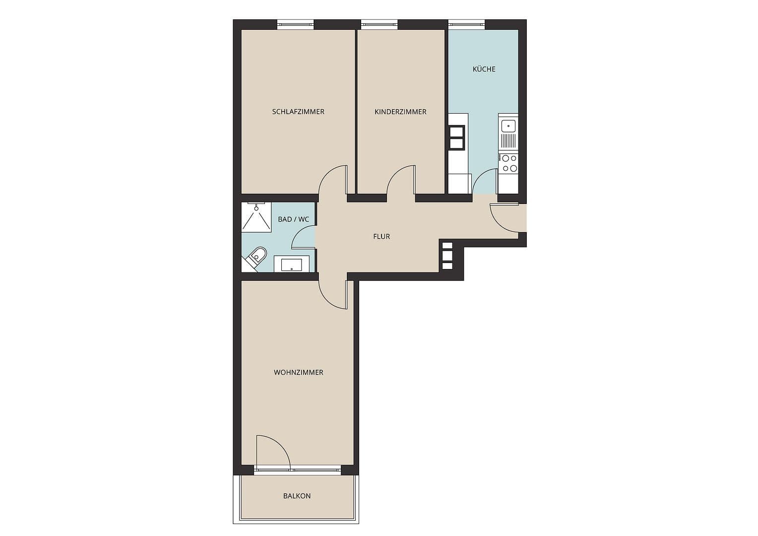 3 bedroom flat for sale, 73 m², München, Bavaria 3 bedroom flat for sale, 73 m², München, Bavaria