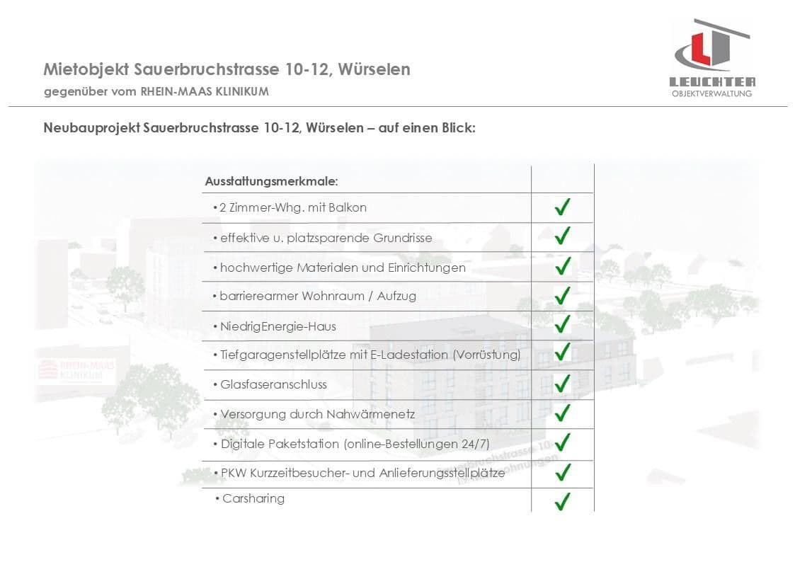 2 bedroom flat to rent, 56 m², Sauerbruchstraße 10-12, Würselen, North Rhine-Westphalia 2 bedroom flat to rent, 56 m², Sauerbruchstraße 10-12, Würselen, North Rhine-Westphalia