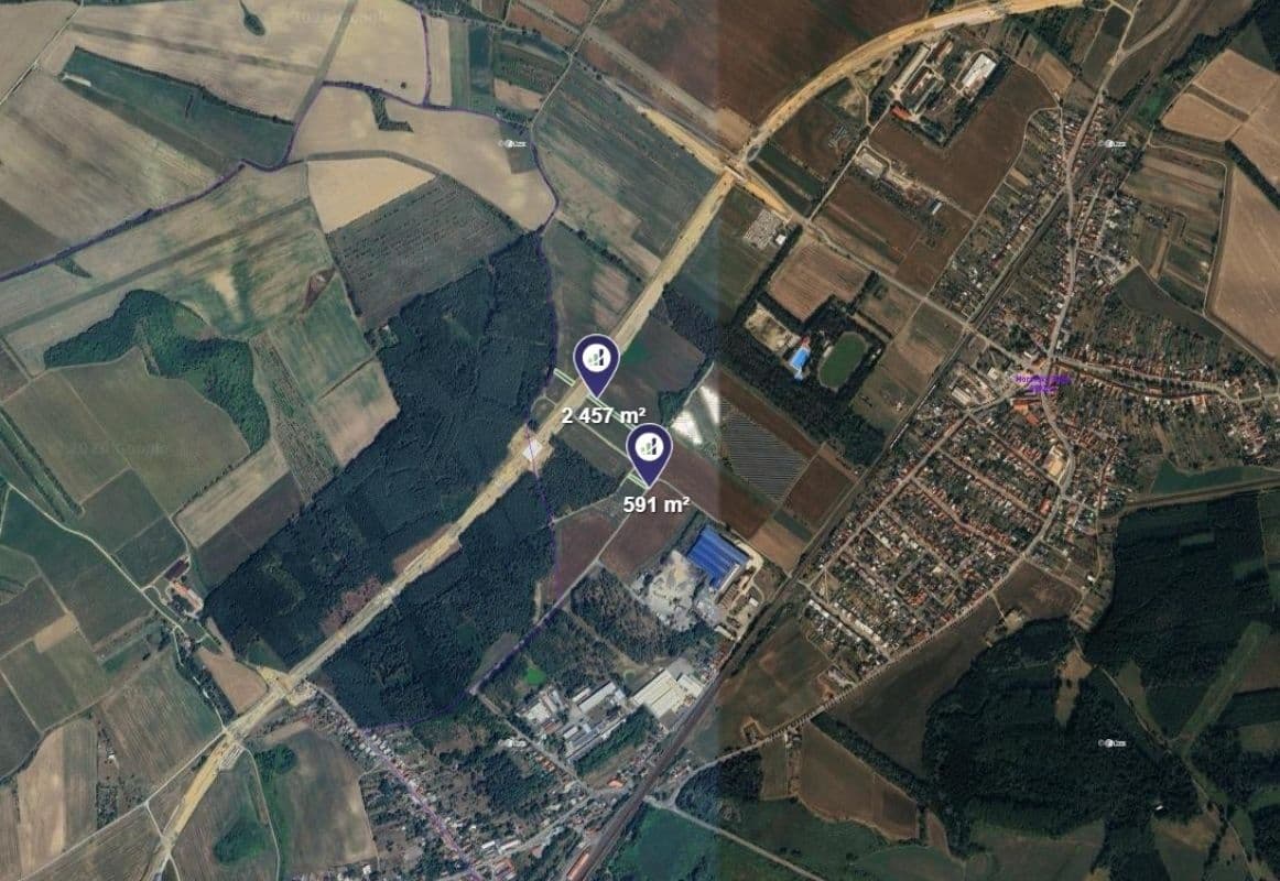 plot for sale, 1,524 m², Moravský Písek, Jihomoravský Region plot for sale, 1,524 m², Moravský Písek, Jihomoravský Region