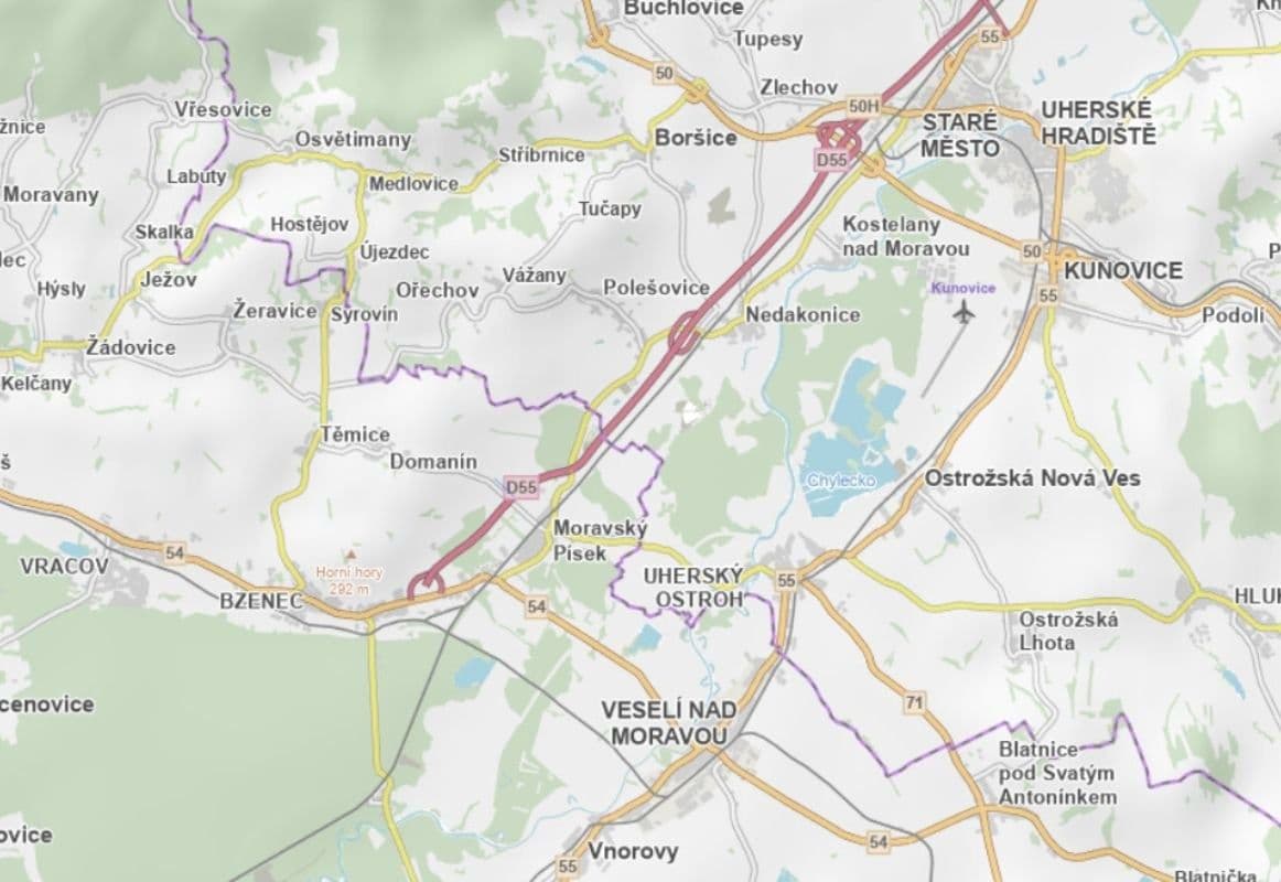 plot for sale, 1,179 m², Moravský Písek, Jihomoravský Region plot for sale, 1,179 m², Moravský Písek, Jihomoravský Region