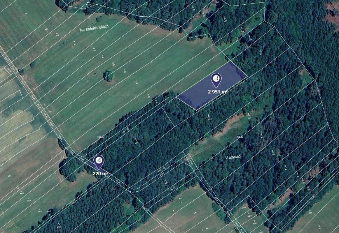 plot for sale, 3,171 m², Ježovy, Plzeňský Region plot for sale, 3,171 m², Ježovy, Plzeňský Region