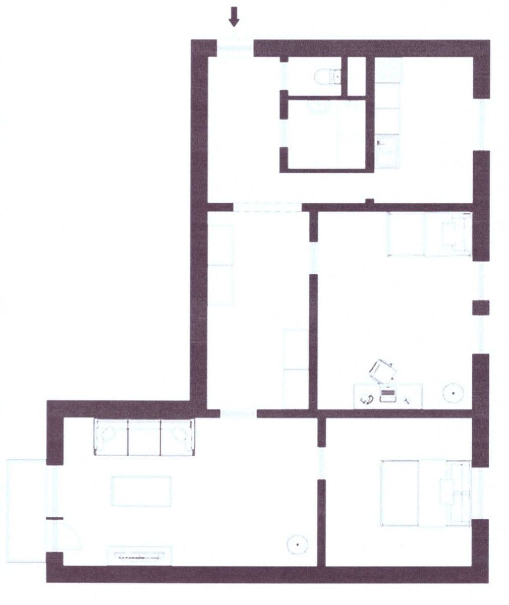 3 bedroom flat for sale, 81 m², Krakovská, Tábor, Jihočeský Region 3 bedroom flat for sale, 81 m², Krakovská, Tábor, Jihočeský Region