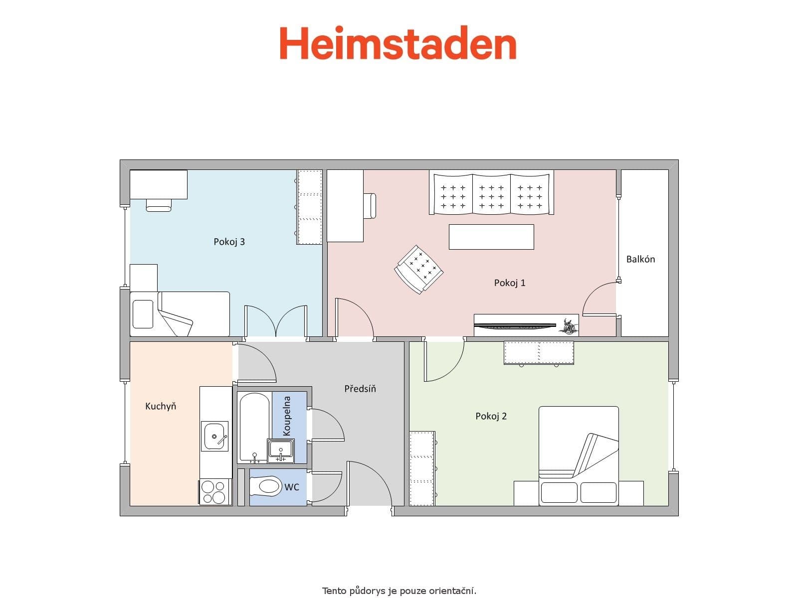 3 bedroom flat to rent, 69 m², Erbenova, Havířov, Moravskoslezský Region 3 bedroom flat to rent, 69 m², Erbenova, Havířov, Moravskoslezský Region