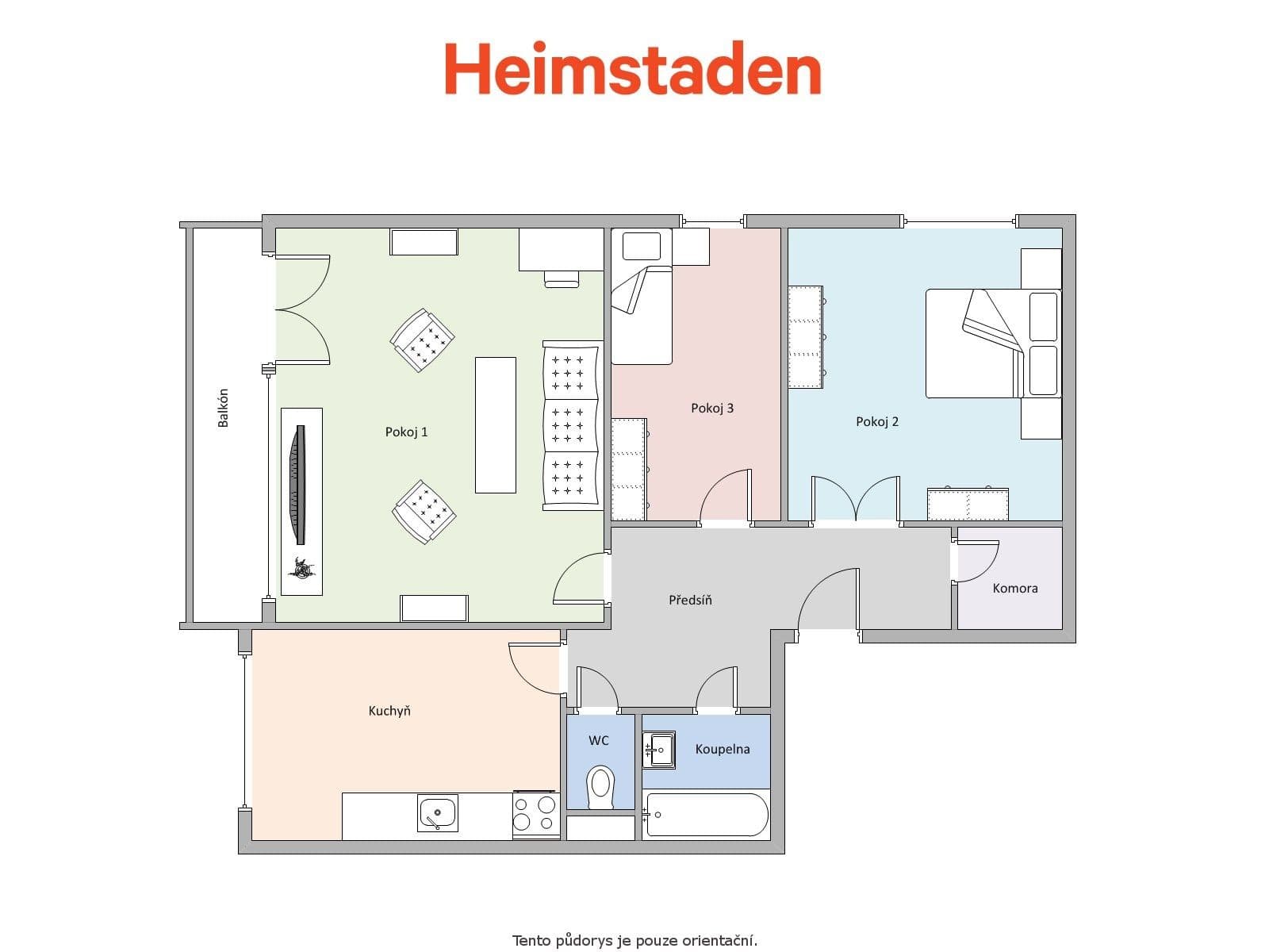 3 bedroom flat to rent, 68 m², Dlouhá třída, Havířov, Moravskoslezský Region 3 bedroom flat to rent, 68 m², Dlouhá třída, Havířov, Moravskoslezský Region