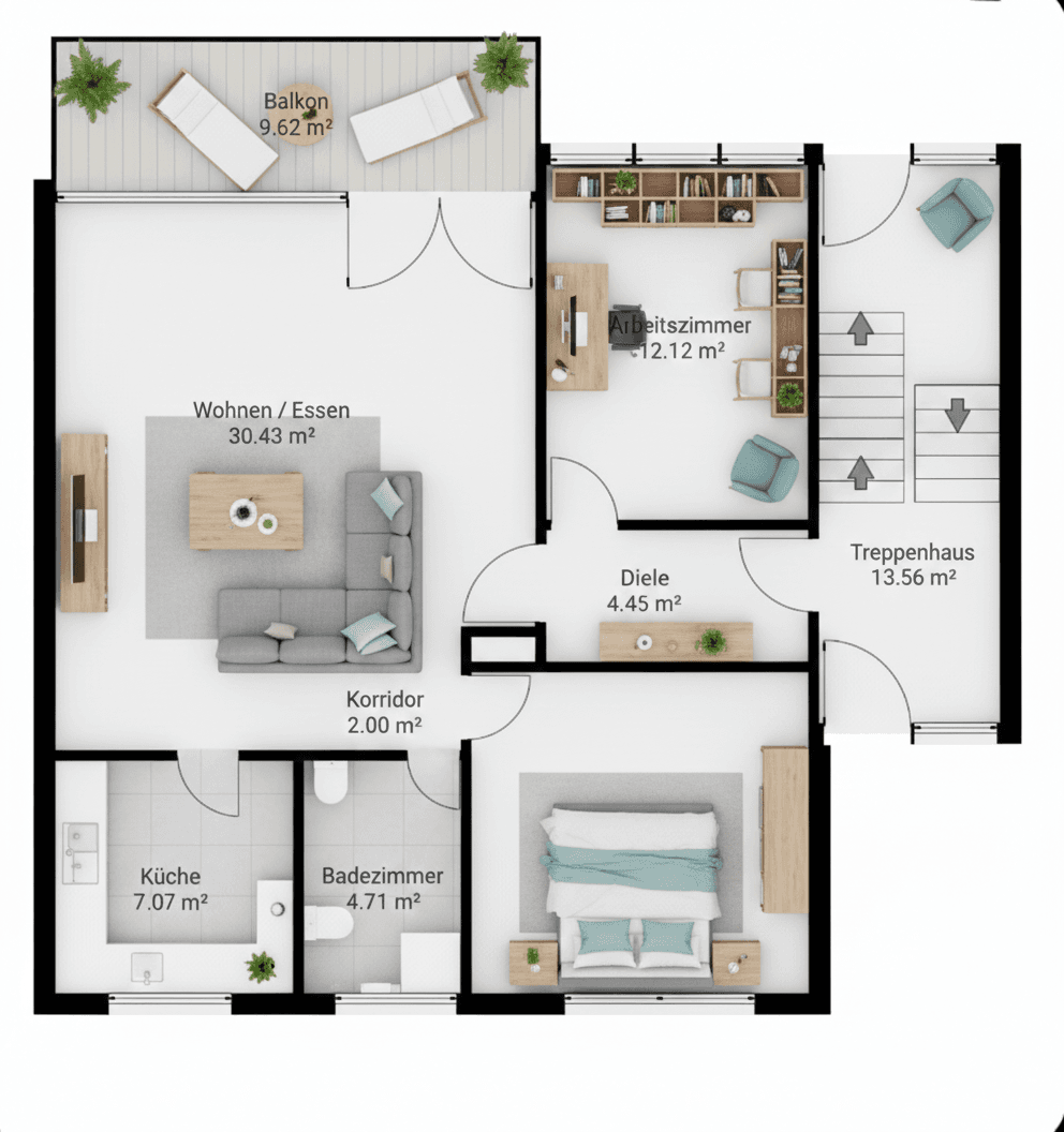 5 bedroom flat for sale, 116 m², Gaulnhofen, Bavaria 5 bedroom flat for sale, 116 m², Gaulnhofen, Bavaria