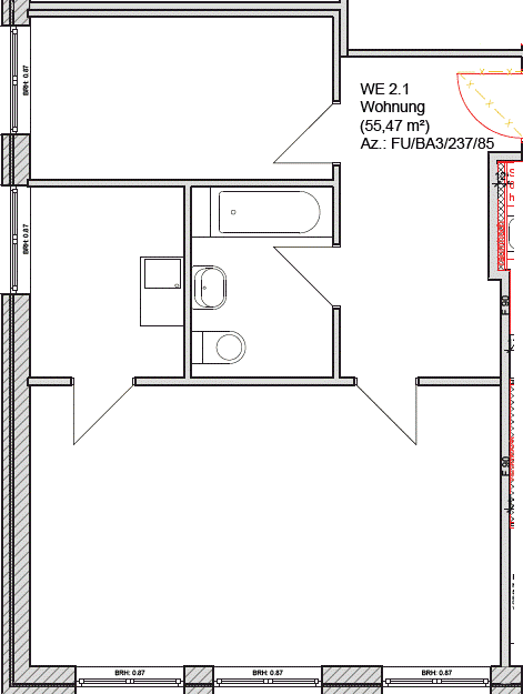 2 bedroom flat to rent, 56 m², Erdkampsweg 43, Hamburg, Hamburg 2 bedroom flat to rent, 56 m², Erdkampsweg 43, Hamburg, Hamburg