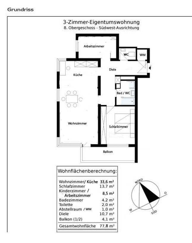 2 bedroom with open-plan kitchen flat to rent, 77 m², Bahnhofstr. 20, Weinstadt, Baden-Württemberg 2 bedroom with open-plan kitchen flat to rent, 77 m², Bahnhofstr. 20, Weinstadt, Baden-Württemberg