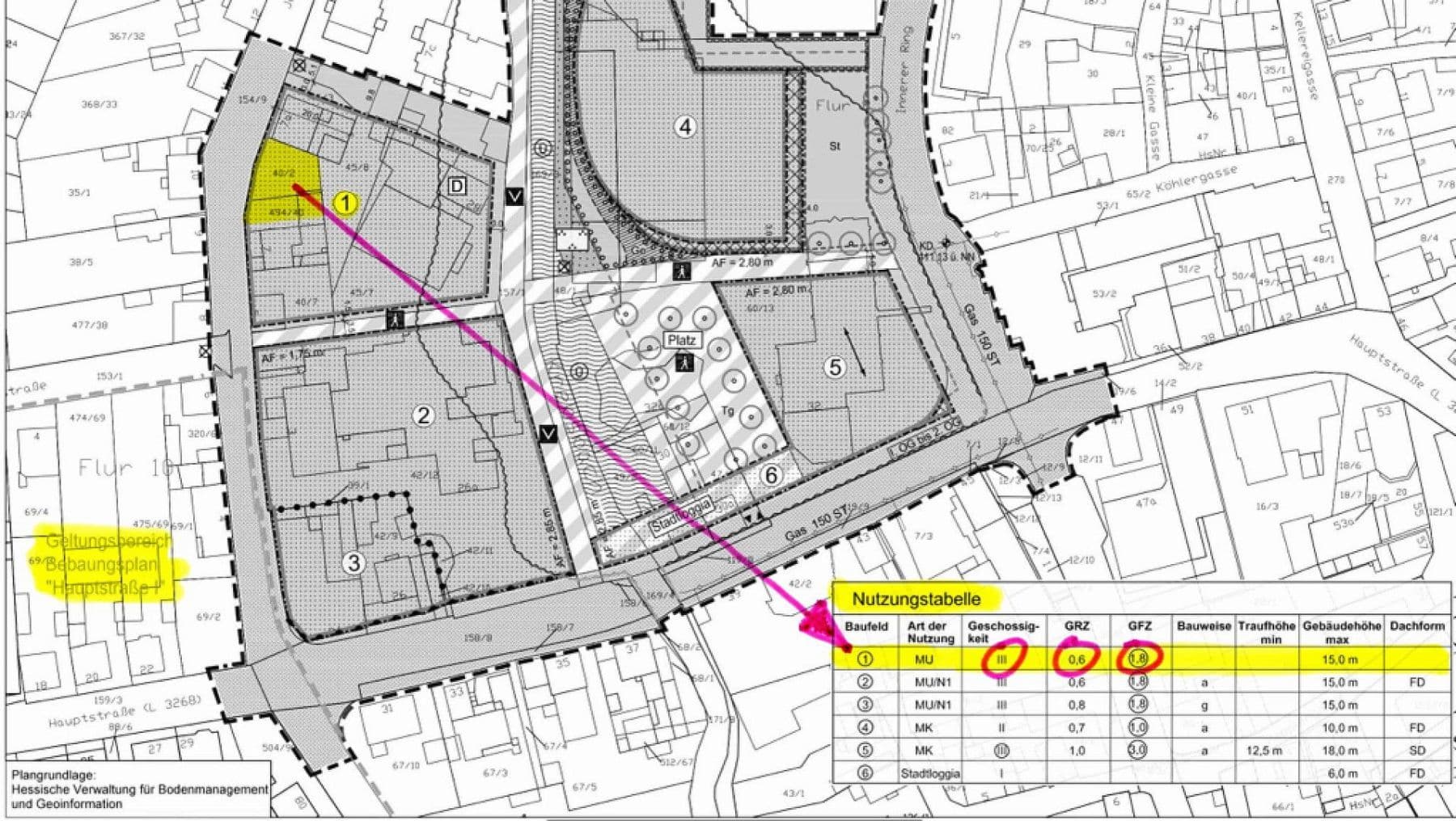 plot for sale, 210 m², Jahnstraße 7, Bruchköbel, Hesse plot for sale, 210 m², Jahnstraße 7, Bruchköbel, Hesse