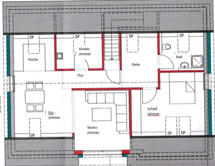 2 bedroom with open-plan kitchen flat to rent, 90 m², Frickenhausen, Baden-Württemberg 2 bedroom with open-plan kitchen flat to rent, 90 m², Frickenhausen, Baden-Württemberg