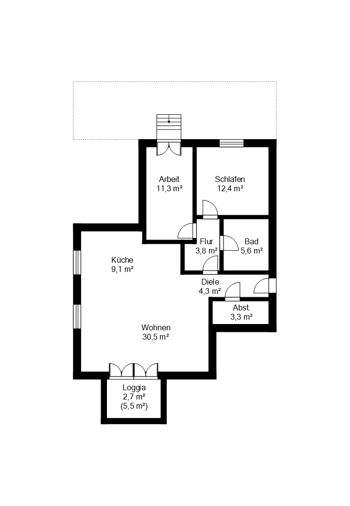 3 bedroom flat for sale, 83 m², Hamburg, Hamburg 3 bedroom flat for sale, 83 m², Hamburg, Hamburg