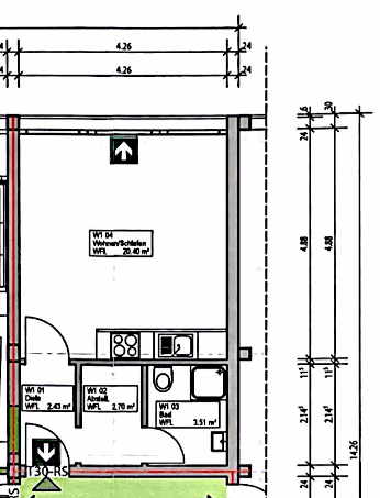 1 bedroom flat for sale, 29 m², Erich-Ollenhauer-Straße, Düsseldorf, North Rhine-Westphalia 1 bedroom flat for sale, 29 m², Erich-Ollenhauer-Straße, Düsseldorf, North Rhine-Westphalia