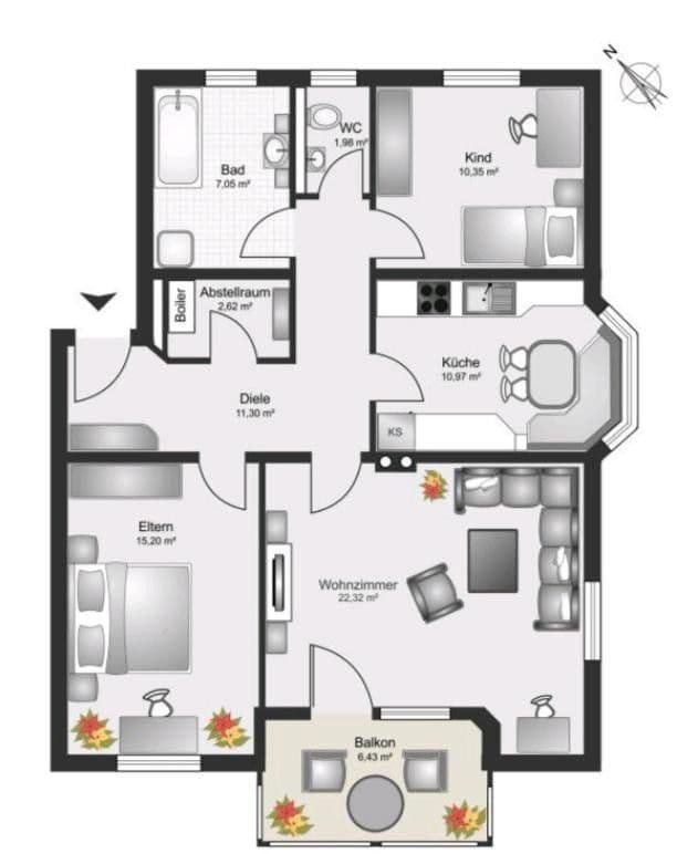 3 bedroom flat to rent, 82 m², Wörgl, Tyrol 3 bedroom flat to rent, 82 m², Wörgl, Tyrol