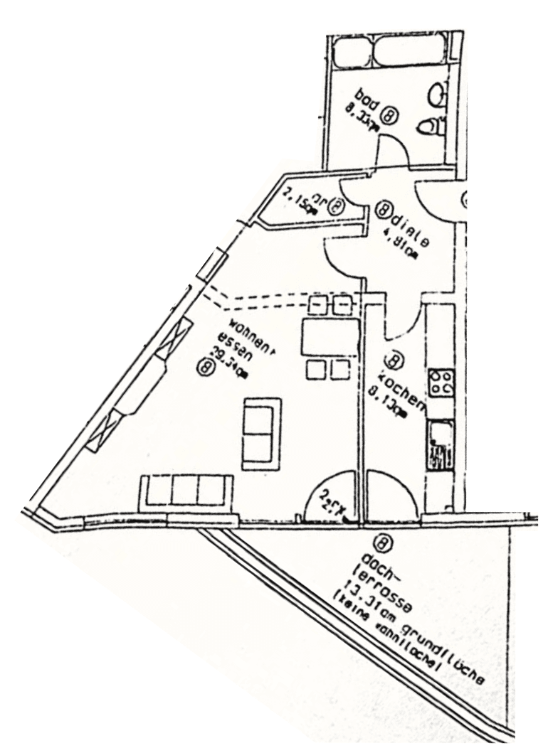 1 bedroom with open-plan kitchen flat to rent, 68 m², Essen, North Rhine-Westphalia 1 bedroom with open-plan kitchen flat to rent, 68 m², Essen, North Rhine-Westphalia