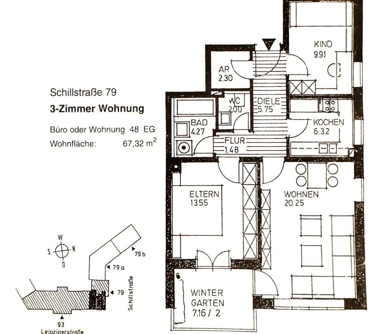 2 bedroom with open-plan kitchen flat for sale, 67 m², Schillstraße 79, Augsburg, Bavaria 2 bedroom with open-plan kitchen flat for sale, 67 m², Schillstraße 79, Augsburg, Bavaria