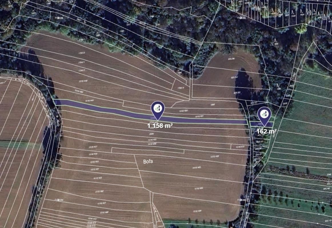 plot for sale, 3,983 m², Spytihněv, Zlínský Region plot for sale, 3,983 m², Spytihněv, Zlínský Region