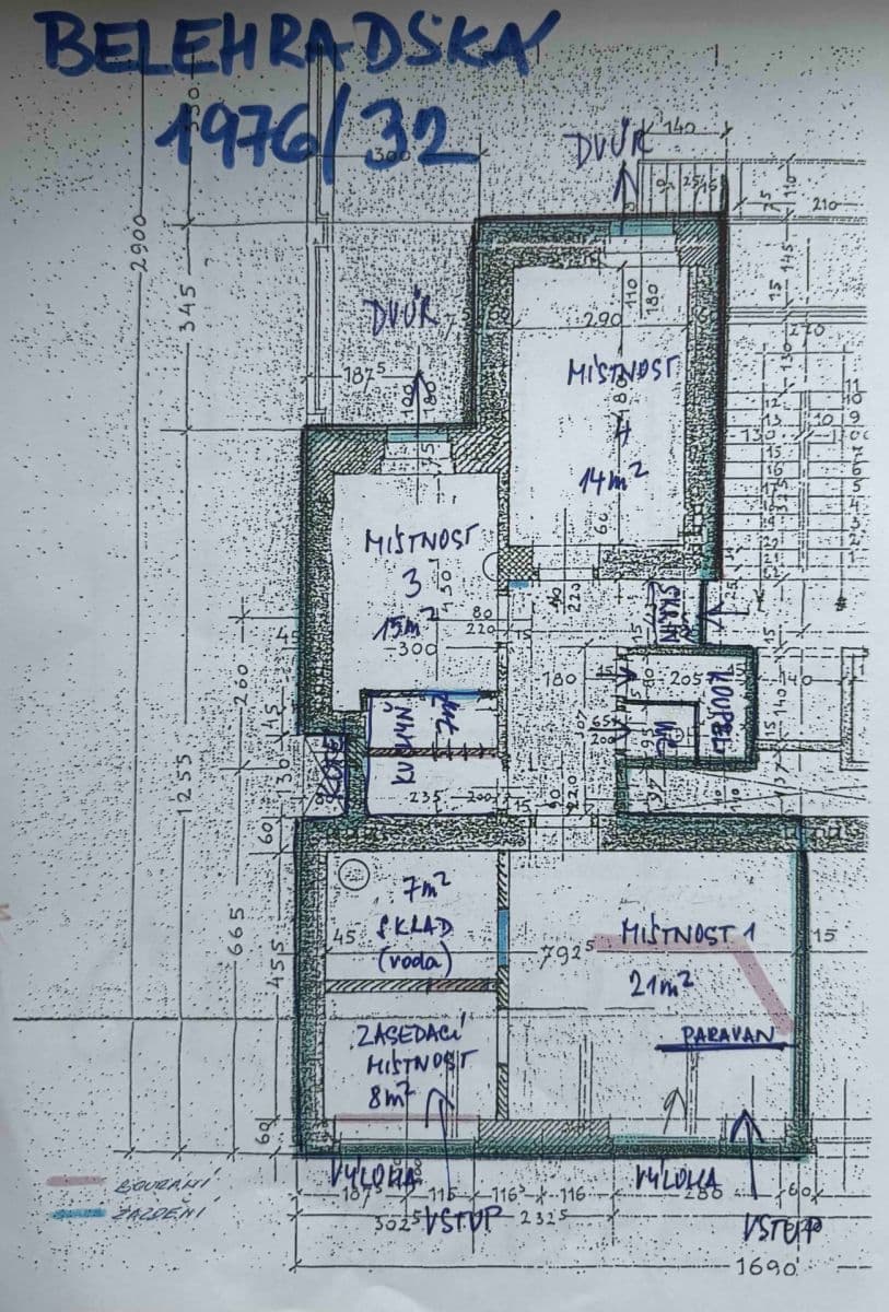 office to rent, 85 m², Bělehradská, Prague, Prague office to rent, 85 m², Bělehradská, Prague, Prague