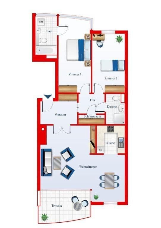 3 bedroom flat to rent, 96 m², Wien, Vienna 3 bedroom flat to rent, 96 m², Wien, Vienna