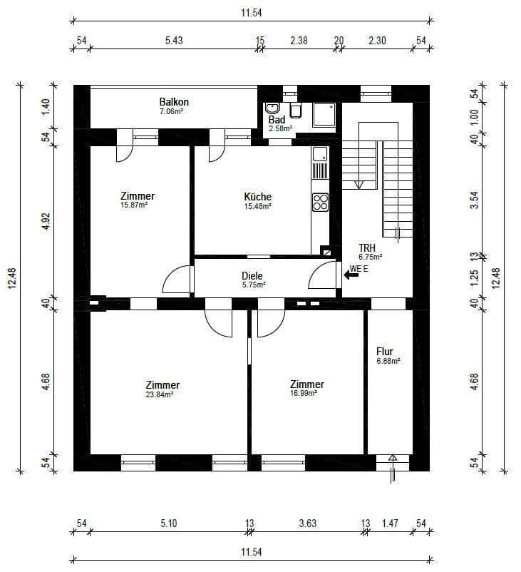 3 bedroom flat to rent, 84 m², Duisburg, North Rhine-Westphalia 3 bedroom flat to rent, 84 m², Duisburg, North Rhine-Westphalia