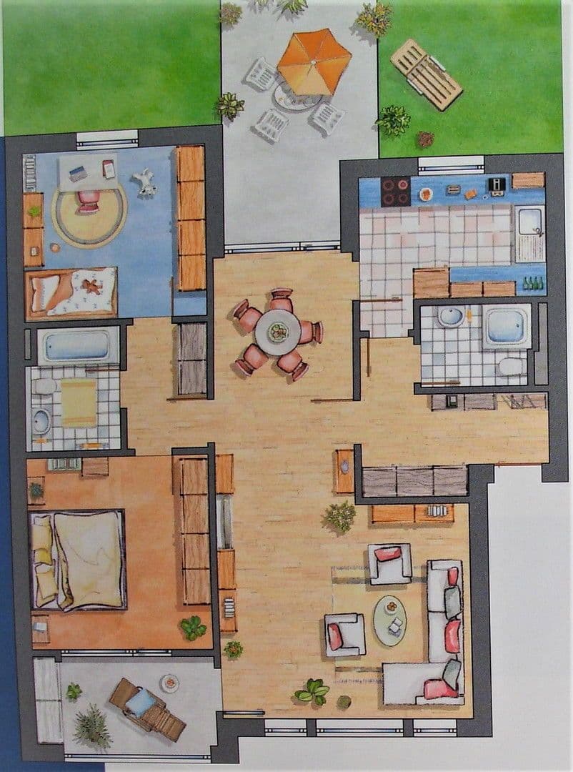 3 bedroom flat to rent, 90 m², Rheinbrohler Weg 30, Düsseldorf, North Rhine-Westphalia 3 bedroom flat to rent, 90 m², Rheinbrohler Weg 30, Düsseldorf, North Rhine-Westphalia
