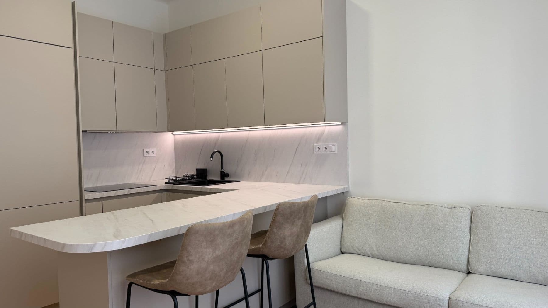 1 bedroom with open-plan kitchen flat to rent, 45 m², Vinohradská, Prague, Prague 1 bedroom with open-plan kitchen flat to rent, 45 m², Vinohradská, Prague, Prague