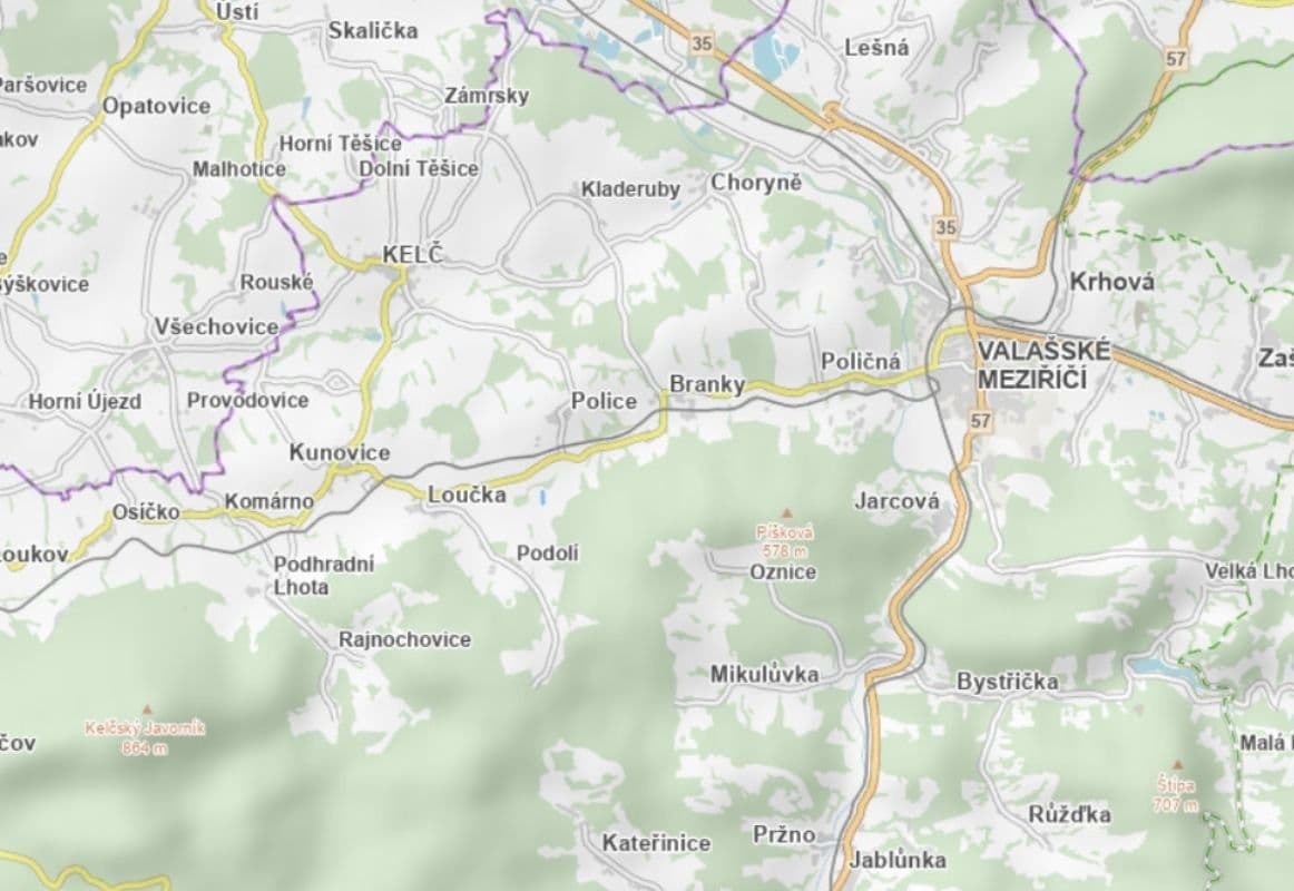 plot for sale, 5,510 m², Police, Zlínský Region plot for sale, 5,510 m², Police, Zlínský Region