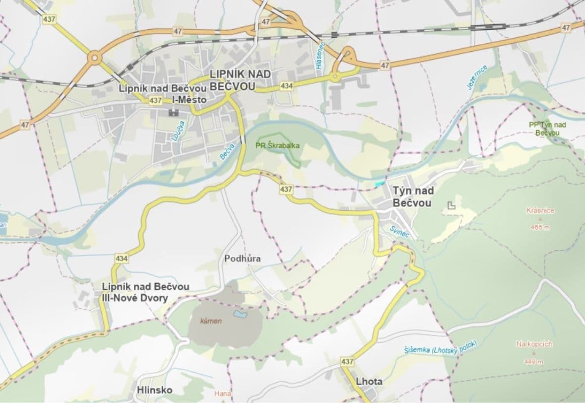 plot for sale, 2,791 m², Lipník nad Bečvou, Olomoucký Region plot for sale, 2,791 m², Lipník nad Bečvou, Olomoucký Region