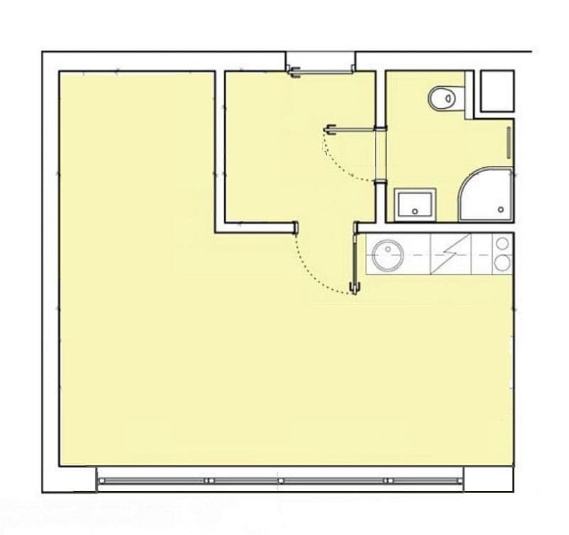 Studio flat to rent, 37 m², U Měšťanského pivovaru, Prague, Prague Studio flat to rent, 37 m², U Měšťanského pivovaru, Prague, Prague