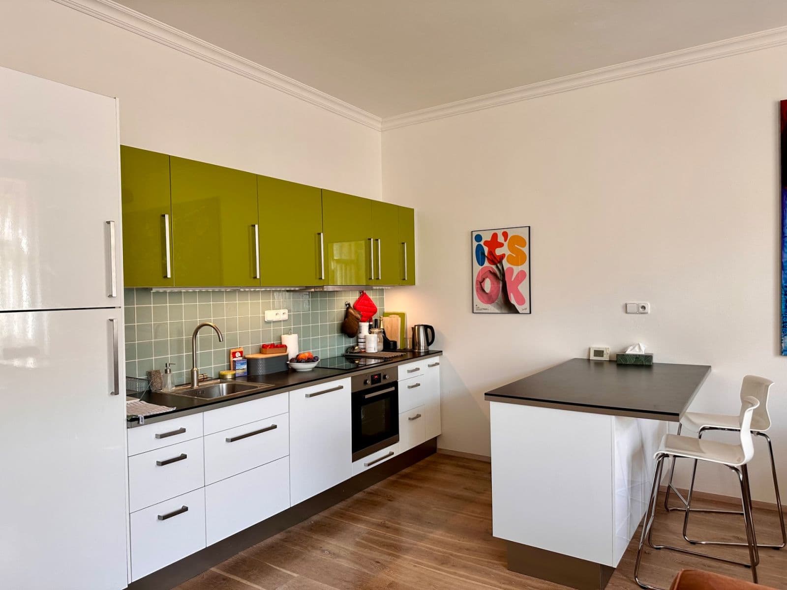 2 bedroom with open-plan kitchen flat to rent, 77 m², Benátská, Prague, Prague 2 bedroom with open-plan kitchen flat to rent, 77 m², Benátská, Prague, Prague