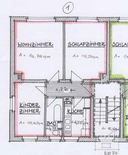 3 bedroom flat to rent, 58 m², Talstraße 34, Weischlitz, Saxony 3 bedroom flat to rent, 58 m², Talstraße 34, Weischlitz, Saxony