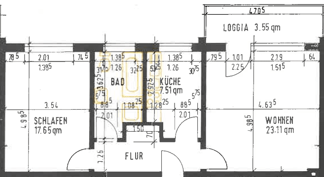 2 bedroom flat to rent, 65 m², Nordstraße 19, Vellmar, Hesse 2 bedroom flat to rent, 65 m², Nordstraße 19, Vellmar, Hesse