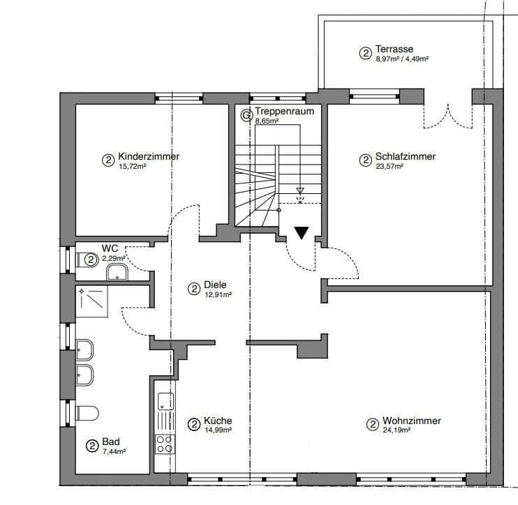 2 bedroom with open-plan kitchen flat for sale, 106 m², Mulheim an der Ruhr, North Rhine-Westphalia 2 bedroom with open-plan kitchen flat for sale, 106 m², Mulheim an der Ruhr, North Rhine-Westphalia