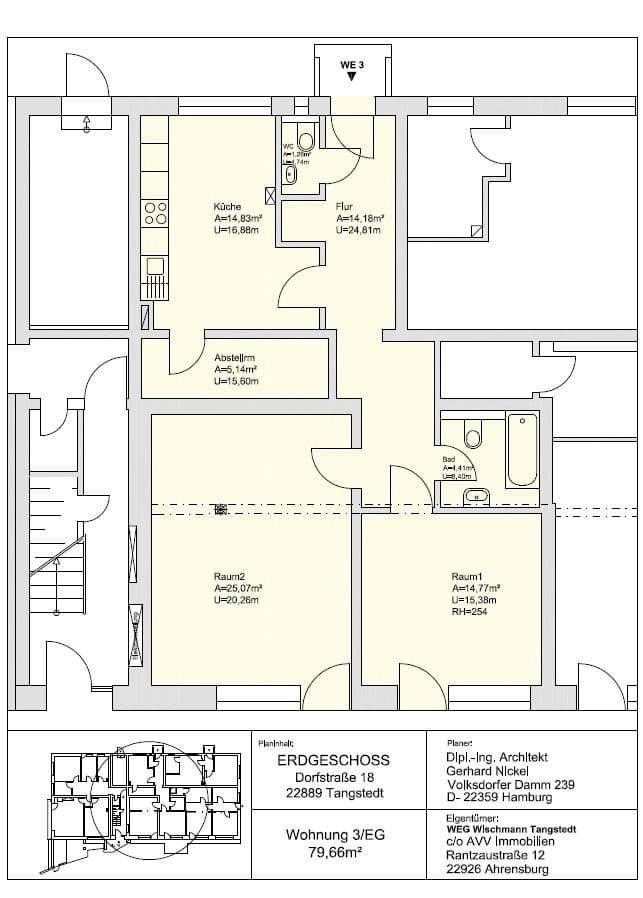 2 bedroom flat to rent, 84 m², Dorfstraße 18, Tangstedt, Schleswig-Holstein 2 bedroom flat to rent, 84 m², Dorfstraße 18, Tangstedt, Schleswig-Holstein