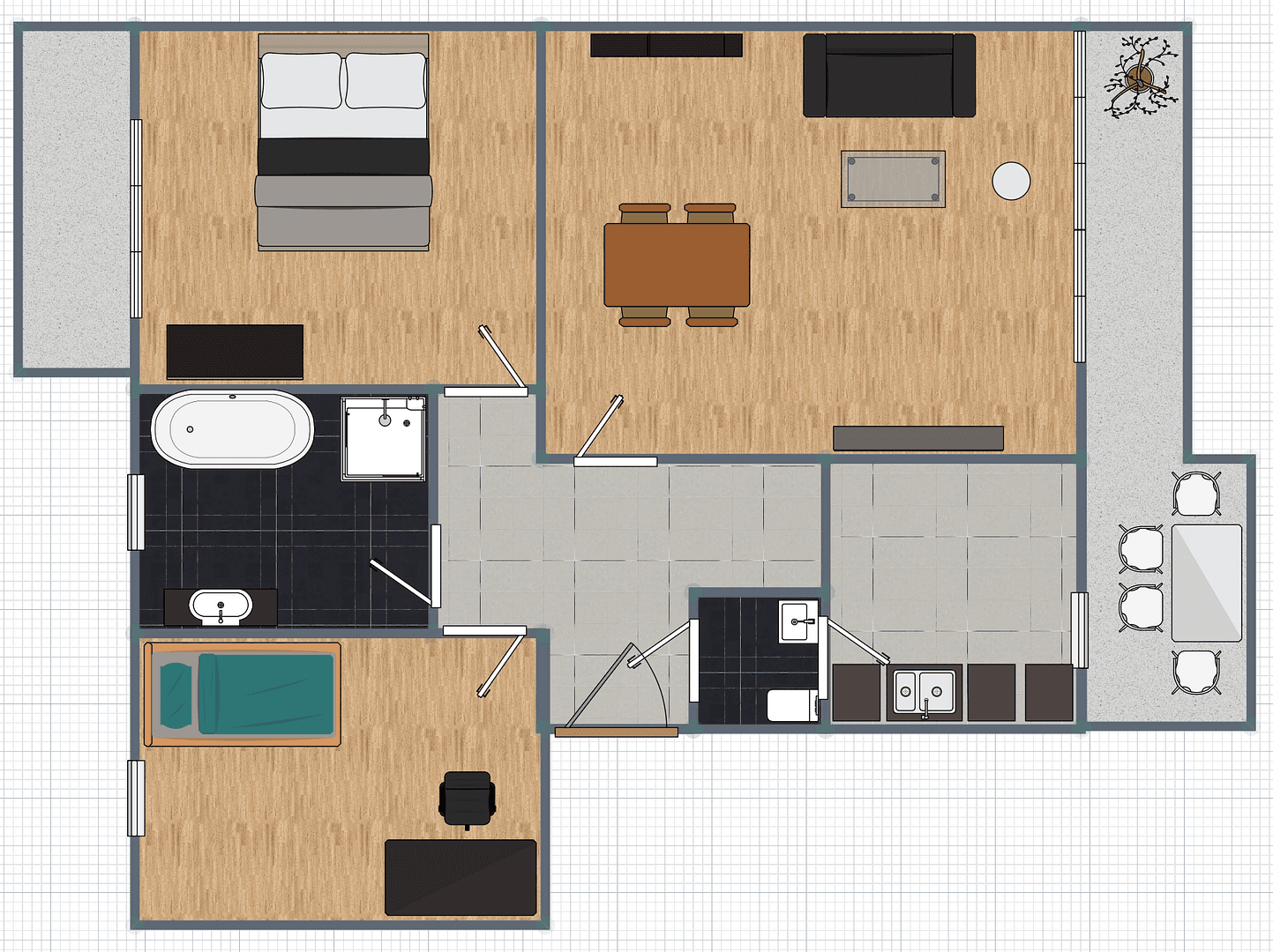 3 bedroom flat to rent, 86 m², Plievierpark 12, München, Bavaria 3 bedroom flat to rent, 86 m², Plievierpark 12, München, Bavaria