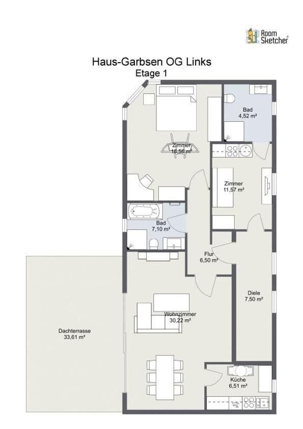 3 bedroom flat to rent, 92 m², Sophienstr. 4, Garbsen, Lower Saxony 3 bedroom flat to rent, 92 m², Sophienstr. 4, Garbsen, Lower Saxony